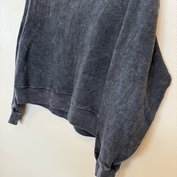 Hollister Oversized Crew Neck Sweatshirt Size S Super Soft Gray - Picture 7 of 10